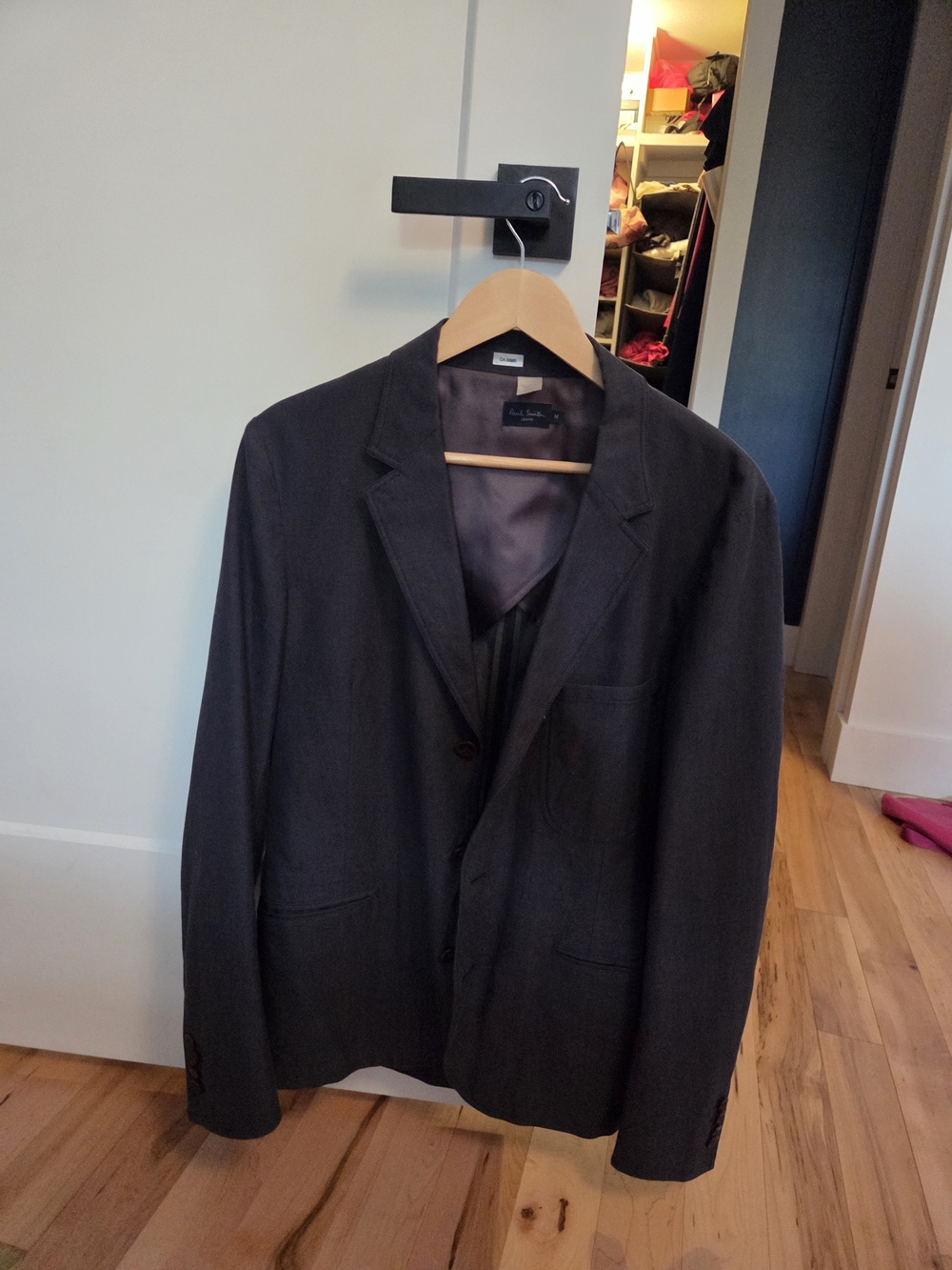 Paul Smith Men's Charcoal Gray Single-Breasted Blazer